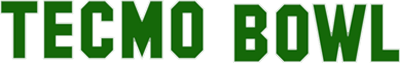Tecmo Bowl logo for NES